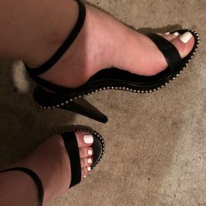 Black heels new with box